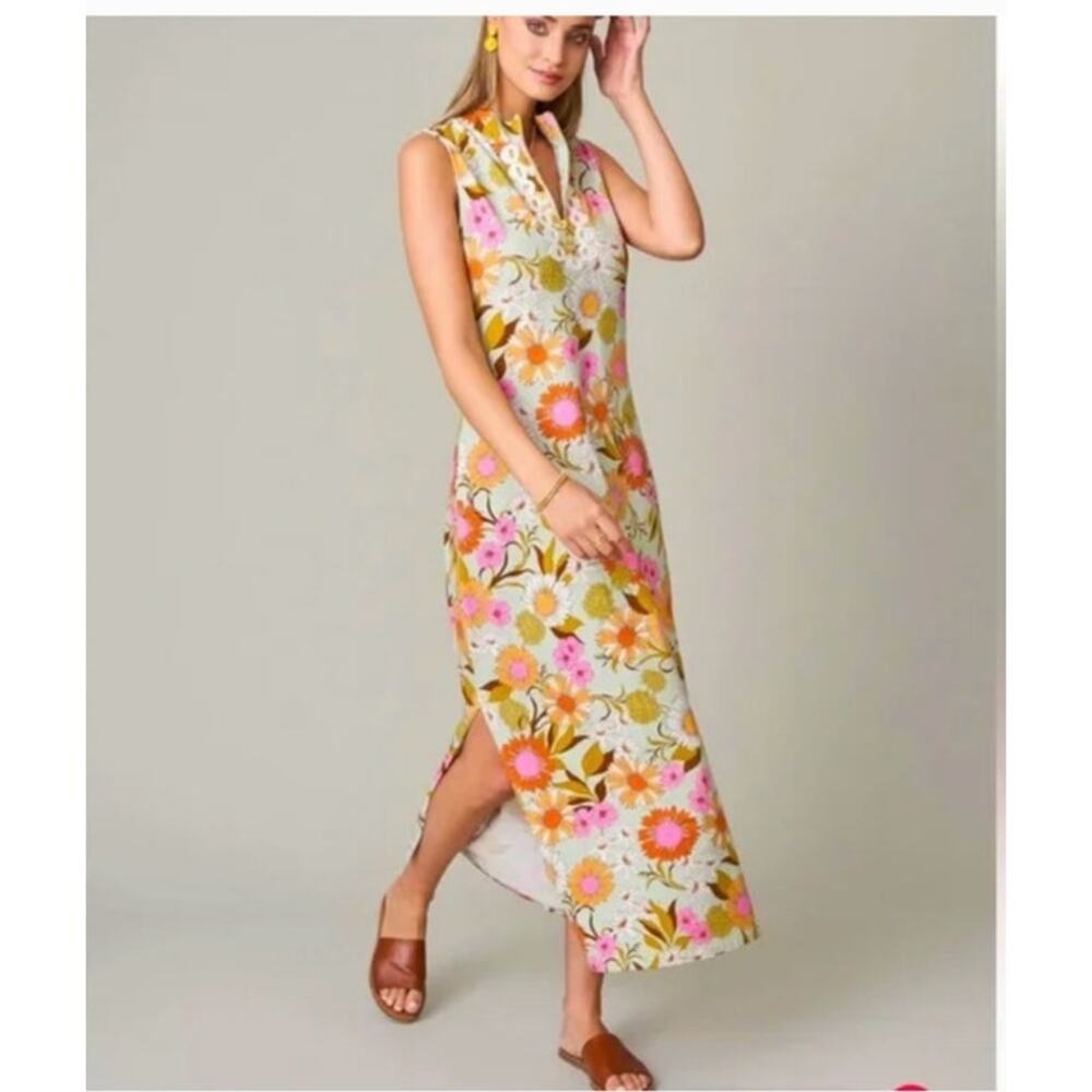 Spartina 449 Serena Half Zip Midi Dress